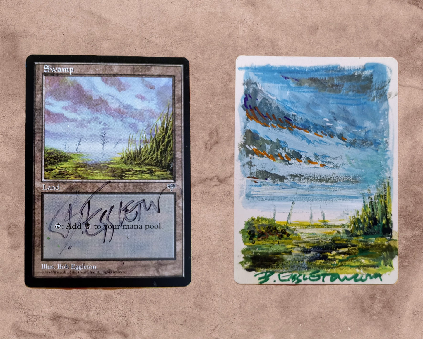 Swamp - Acrylics painting