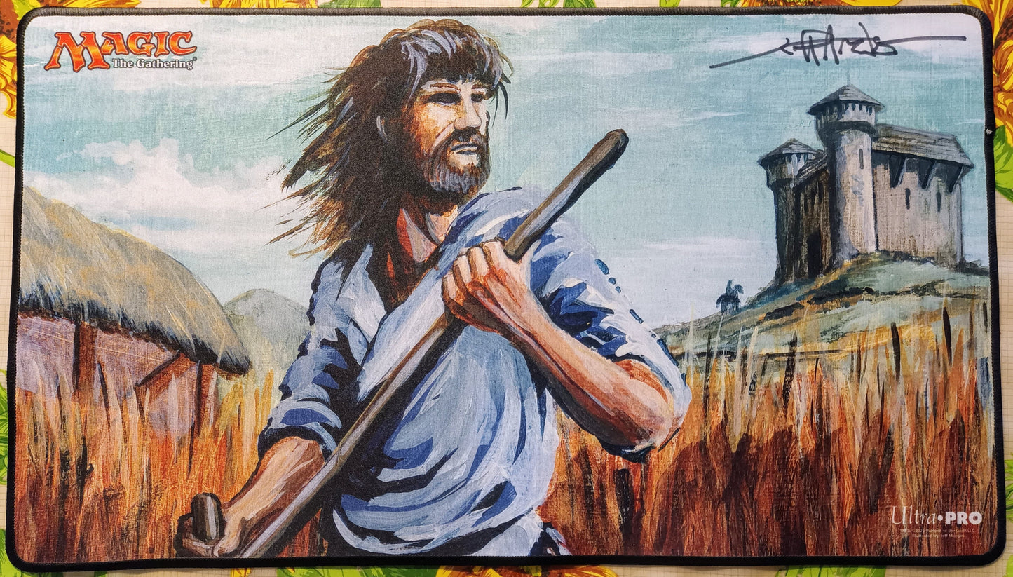 Sword to Plowshares Playmat Signed