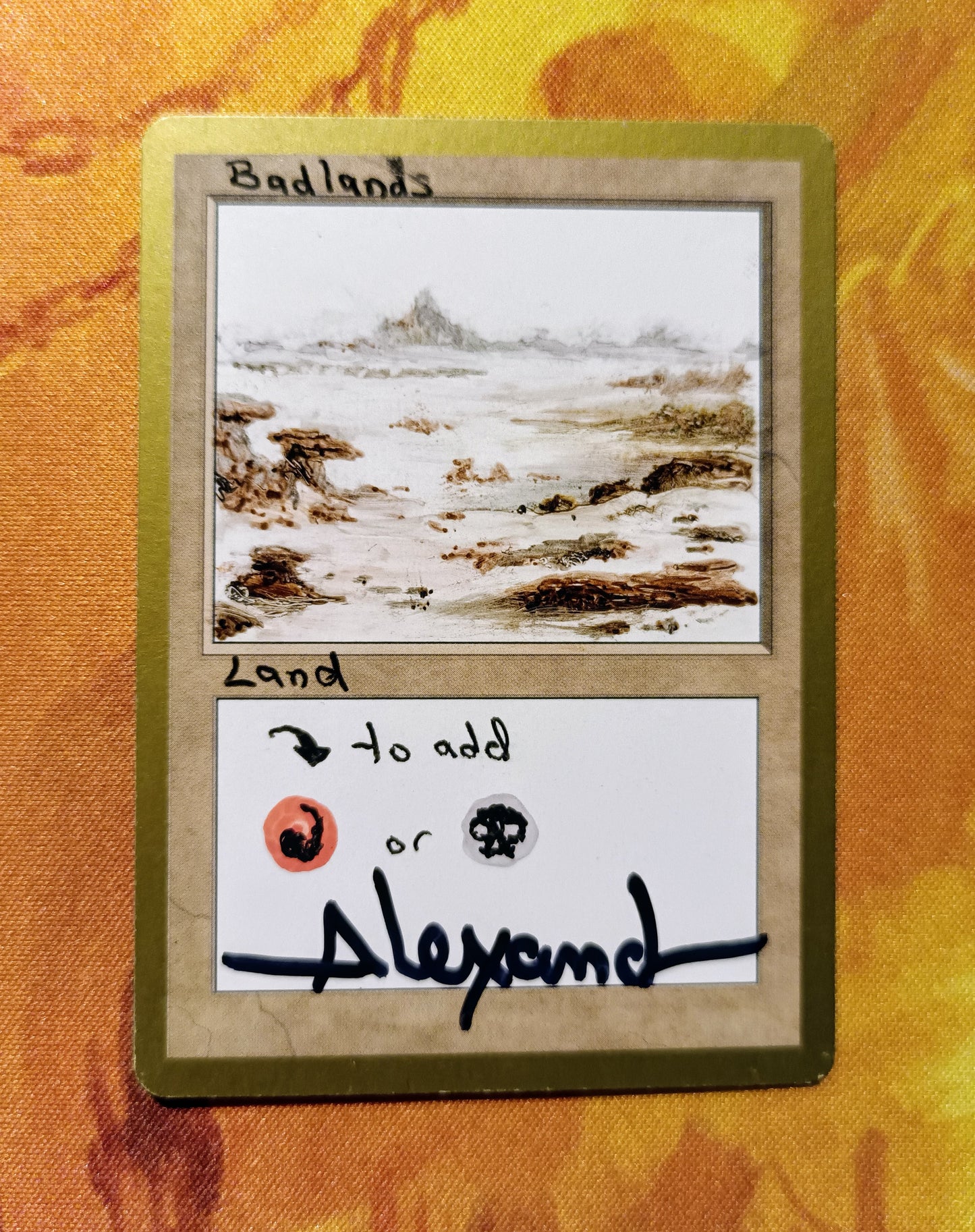 Badlands Gold Border