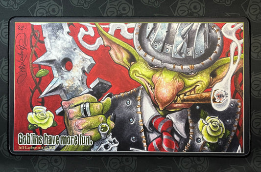 Goblins Have More Fun - Playmat Signed Stitched