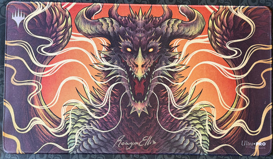 Scourge of Valkas - Rowynn Ellis Playmat Signed stitched edges
