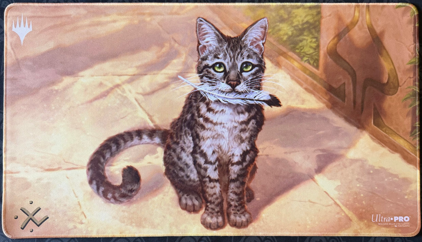 Helpful Hunter - Xabi Gaztelua Playmat signed stitched edges