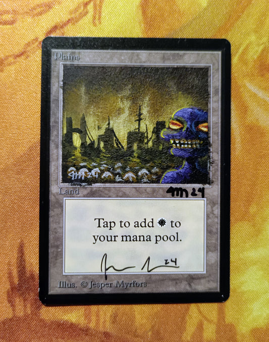 Plains Beta - Atog + Armageddon Oil Painting