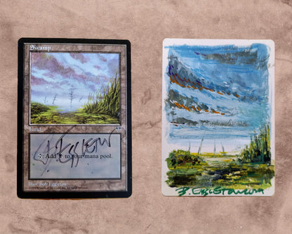 Swamp - Acrylics painting