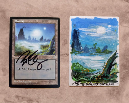 Swamp - Acrylics painting