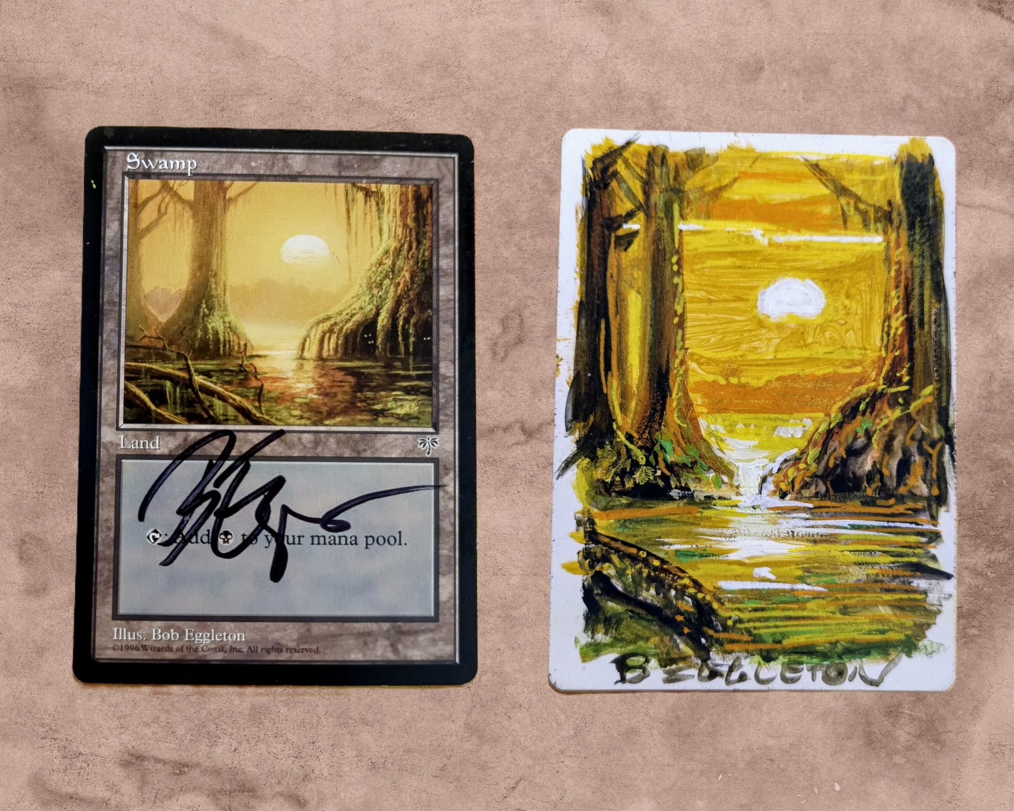 Swamp - Acrylics painting