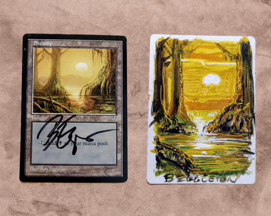 Swamp - Acrylics painting