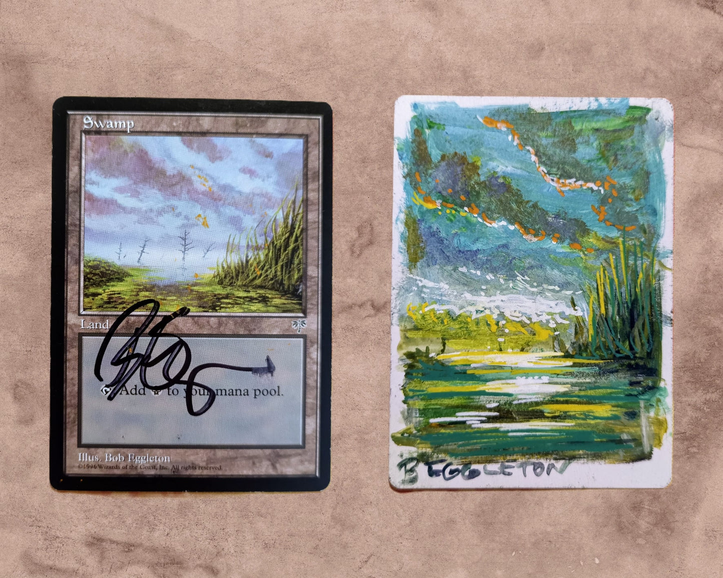 Swamp - Acrylics painting