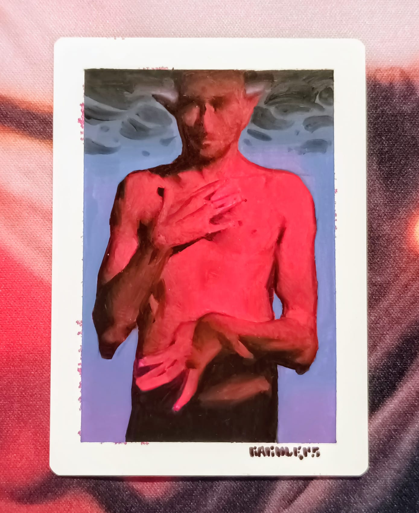 Chromatic Orrery Foil Extended Oil Painting