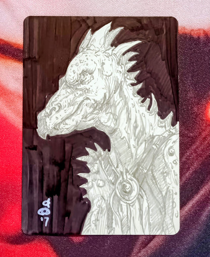 Darkblast - Pencil and black marker