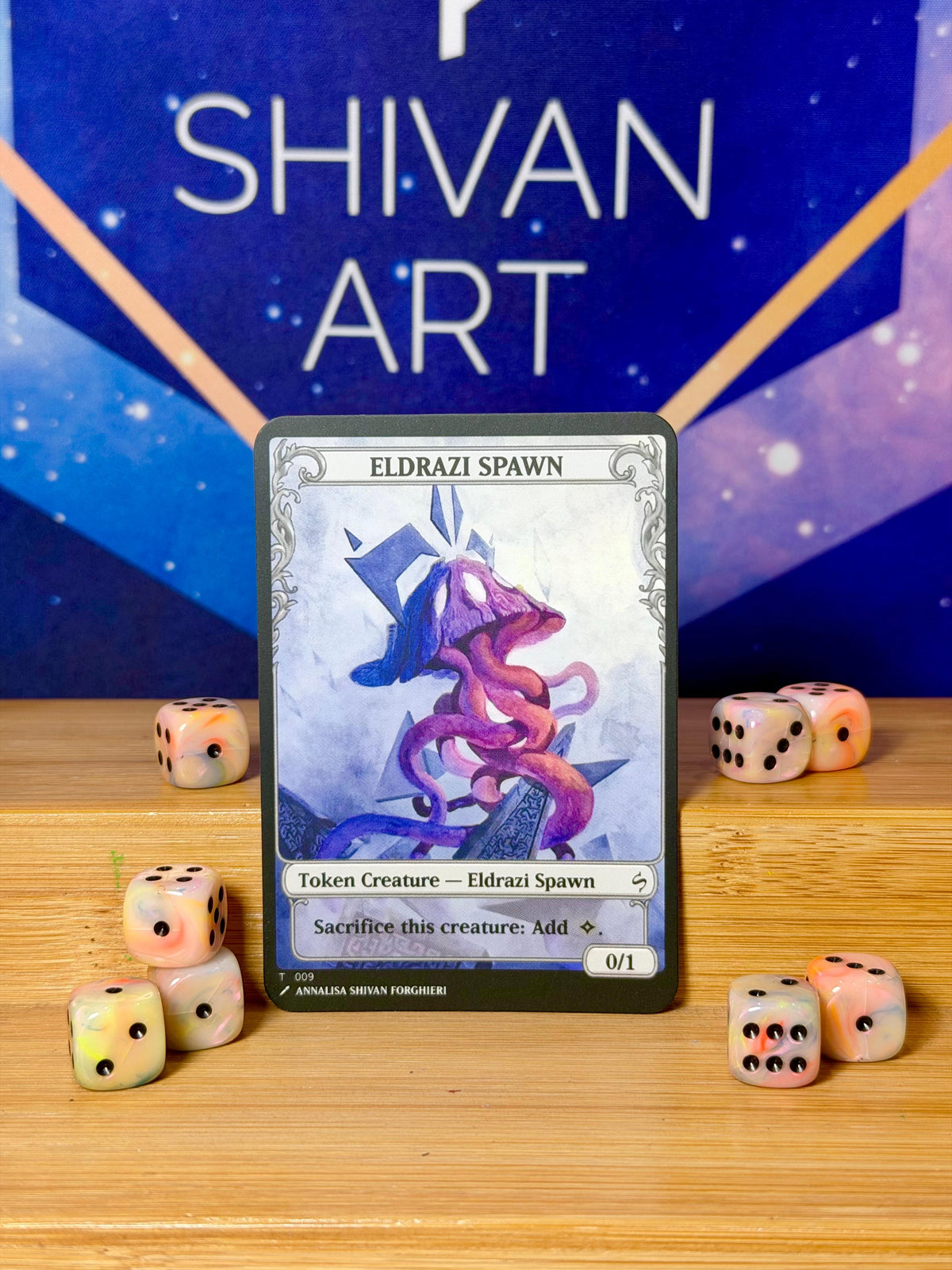 Eldrazi Spawn 0/1 Shivan Art Token