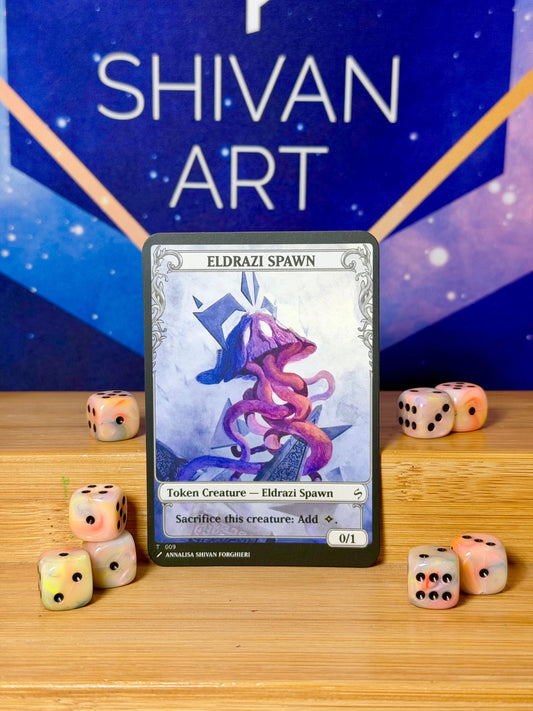 Eldrazi Spawn 0/1 Shivan Art Token