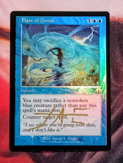 Flare of Denial Retro Frame Foil - Pencil