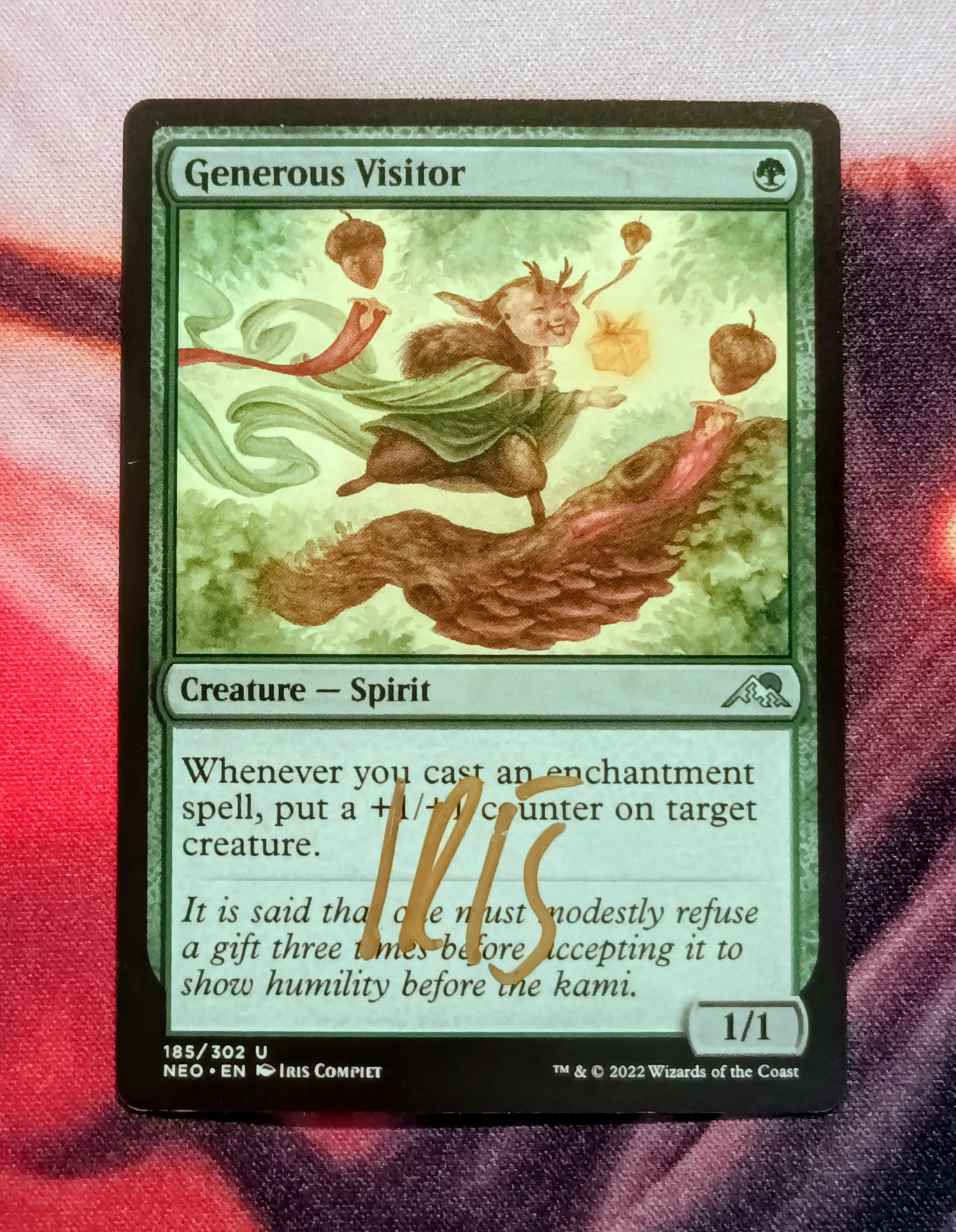 Generous Visitor Painted