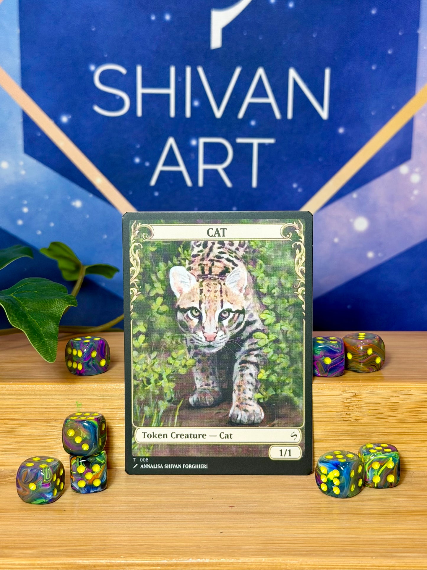 Cat 1/1 - Shivan Art Token