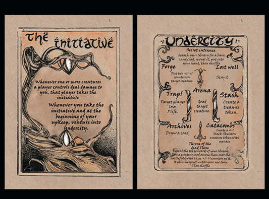 The Initiative token - Front/Back
