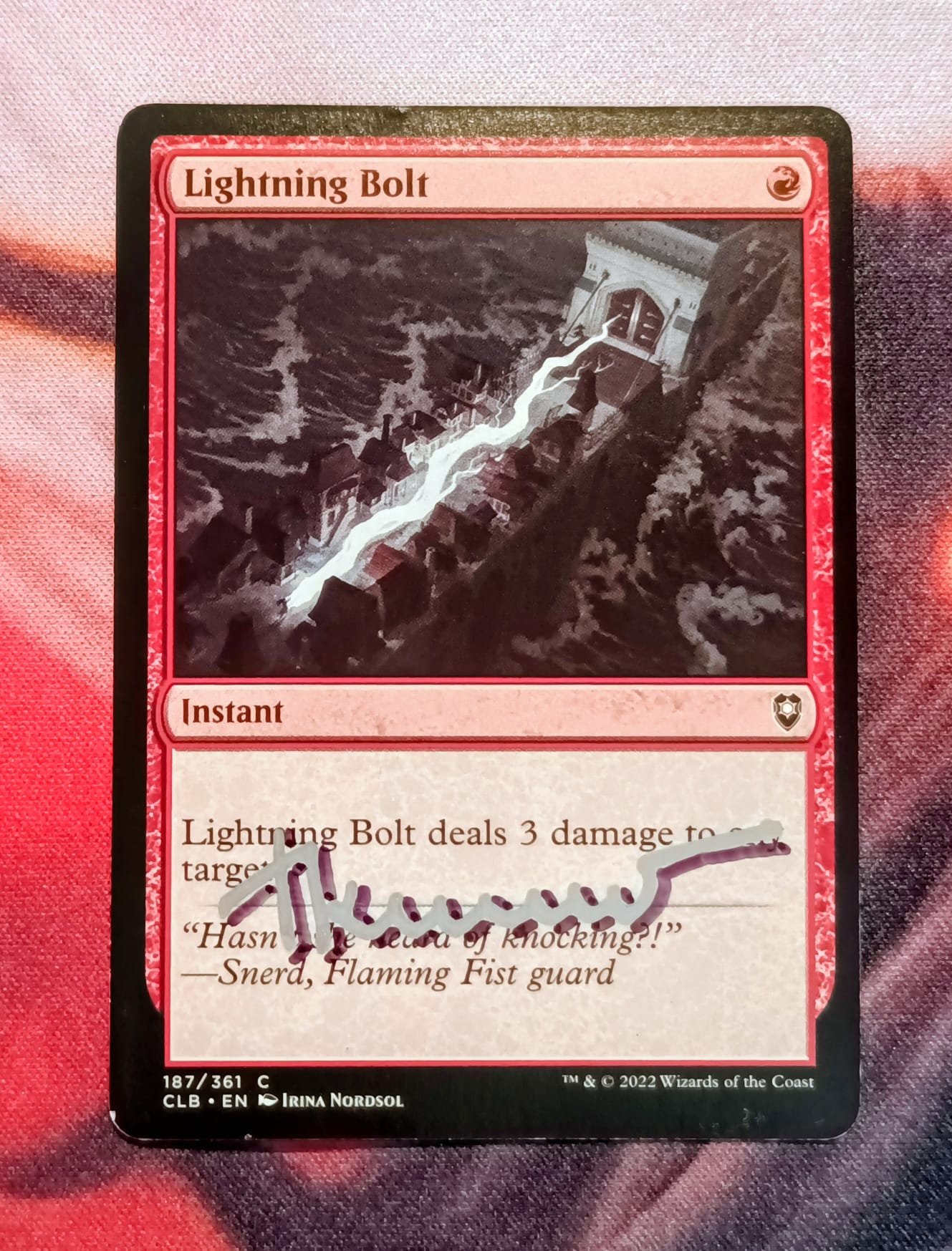 Lightning Bolt Painting