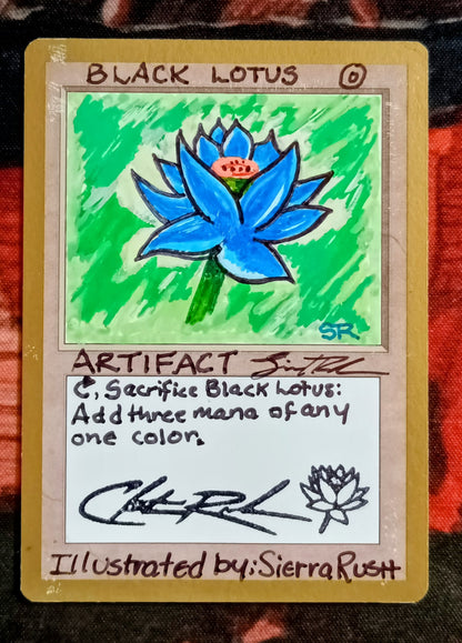 Black Lotus - Gold Border by Sierra Rush V2