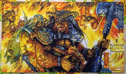 Pillage Playmat Signed