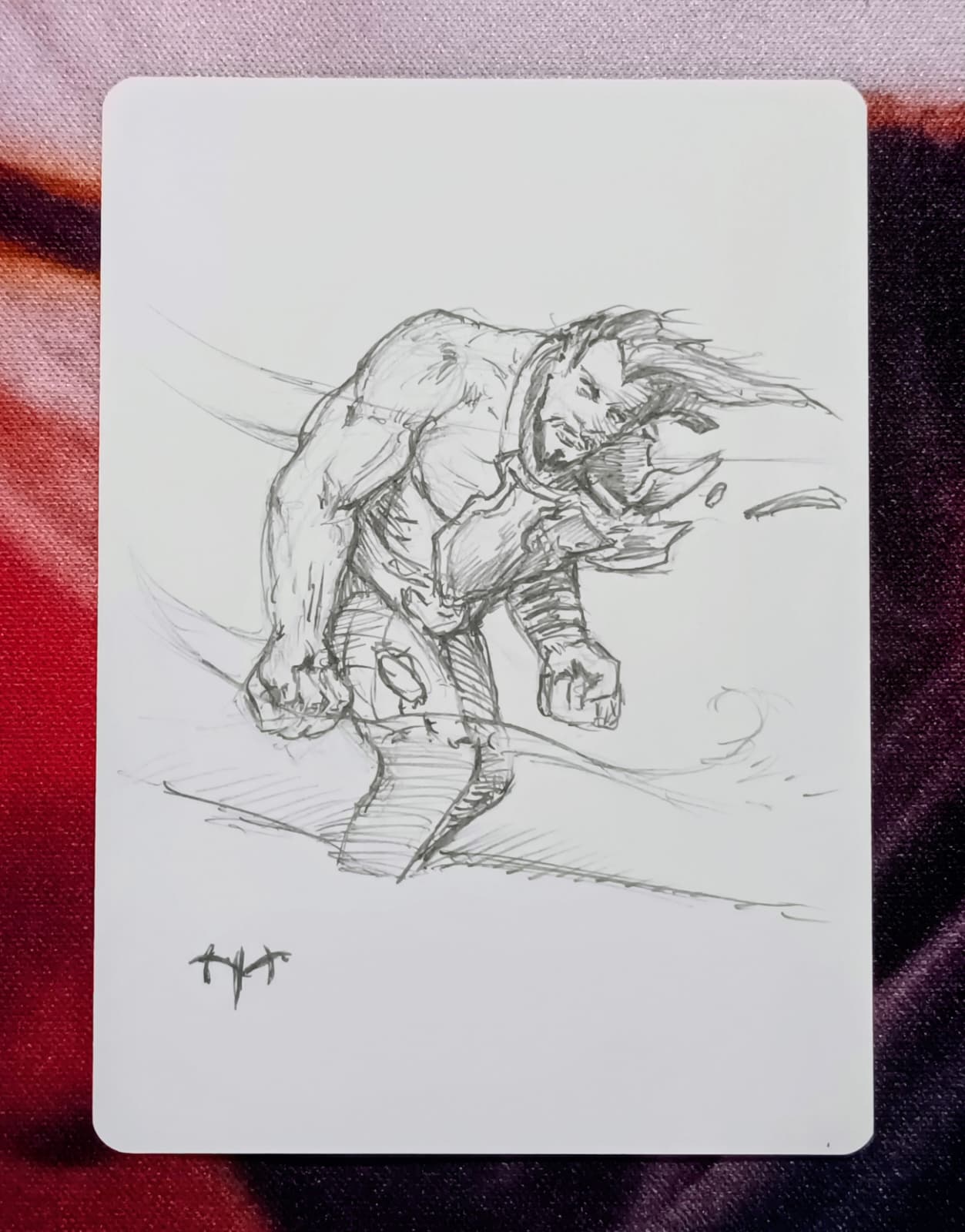 Searing Wind 8th - Pencil