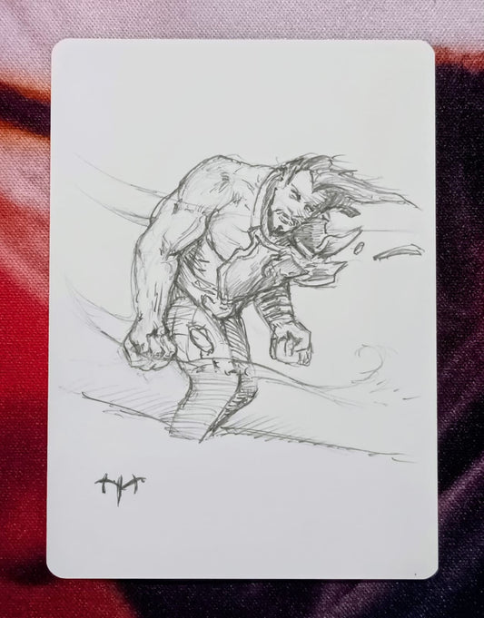 Searing Wind 8th - Pencil