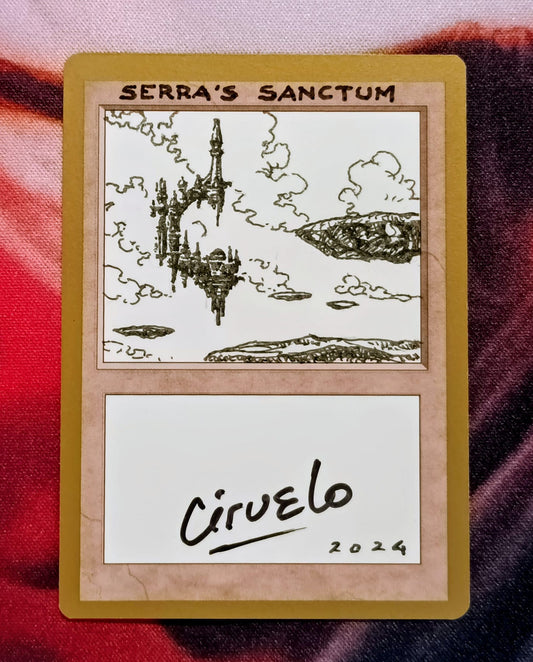 Gold Border - Serra's Sanctum