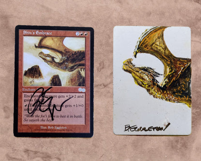 Shiv's Embrace - Acrylics painting