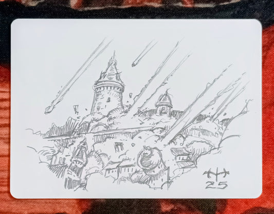 Stone Rain - Pencil Sketch 8th Edition