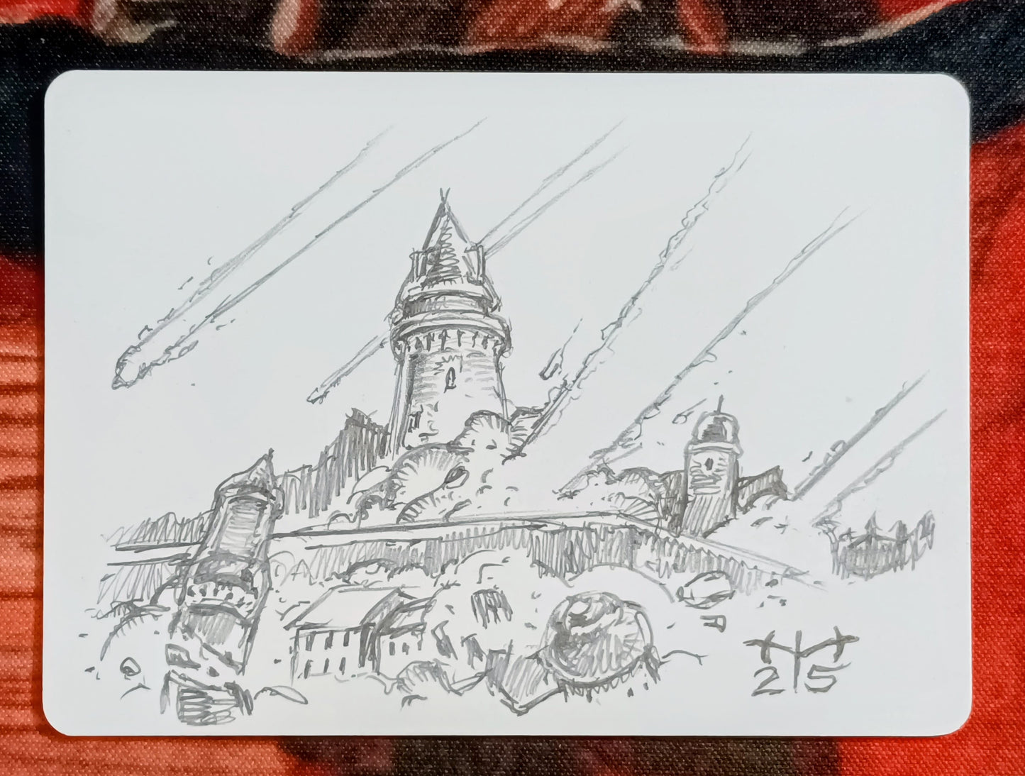 Stone Rain - Pencil Sketch 9th Edition