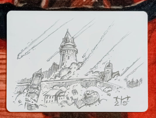 Stone Rain - Pencil Sketch 9th Edition