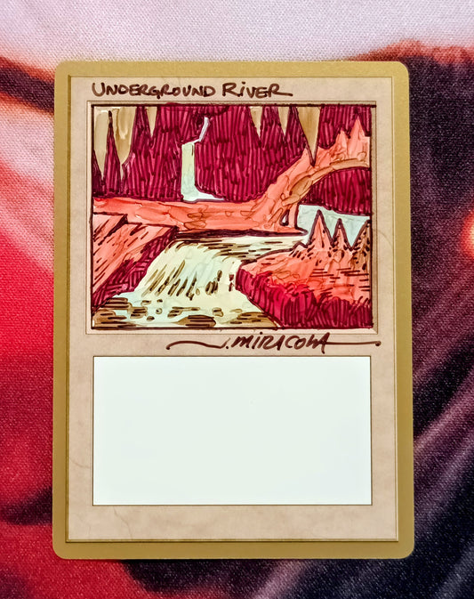 Gold Border - Underground River