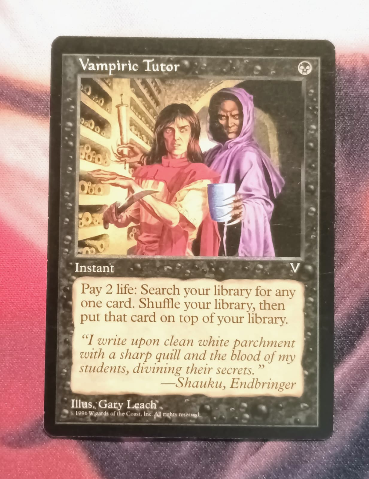 Vampiric Tutor Visions Blank