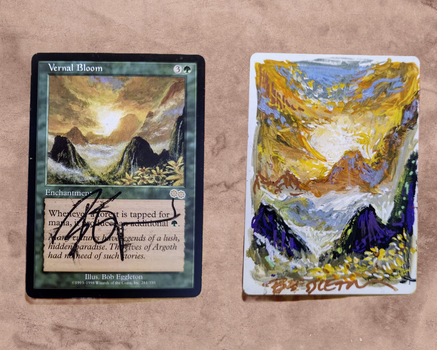 Vernal bloom - Acrylics painting