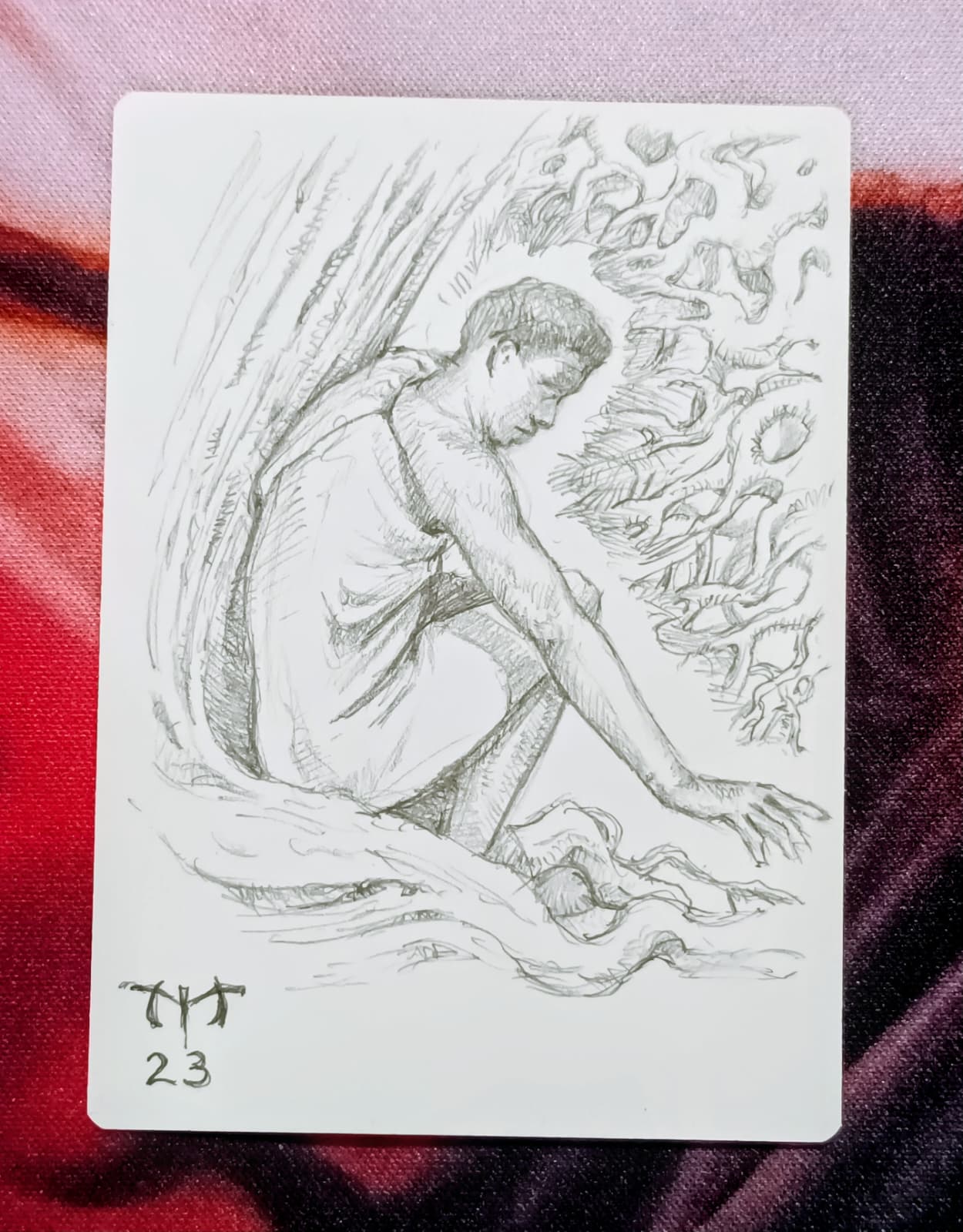 Wall of Roots - Pencil