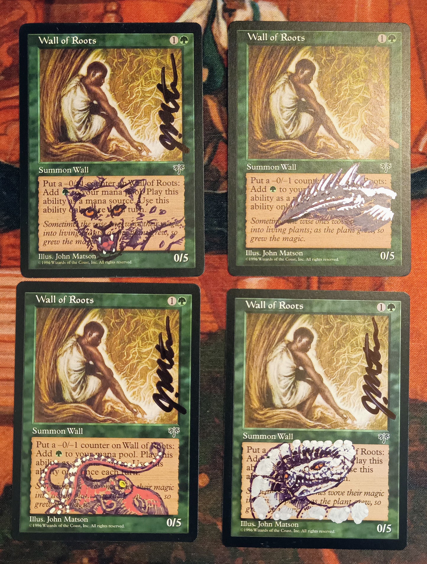 Wall of Roots - Animals Mirage